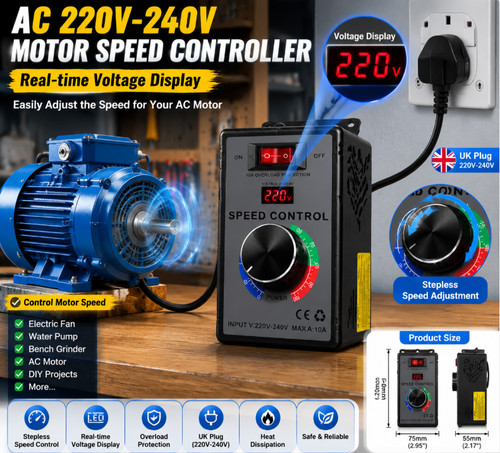 220v 240v motor speed - ac,