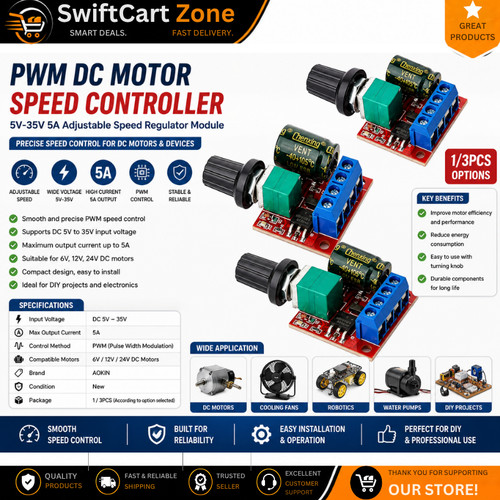 3pcs 12v 24v 35v pwm - 6v,